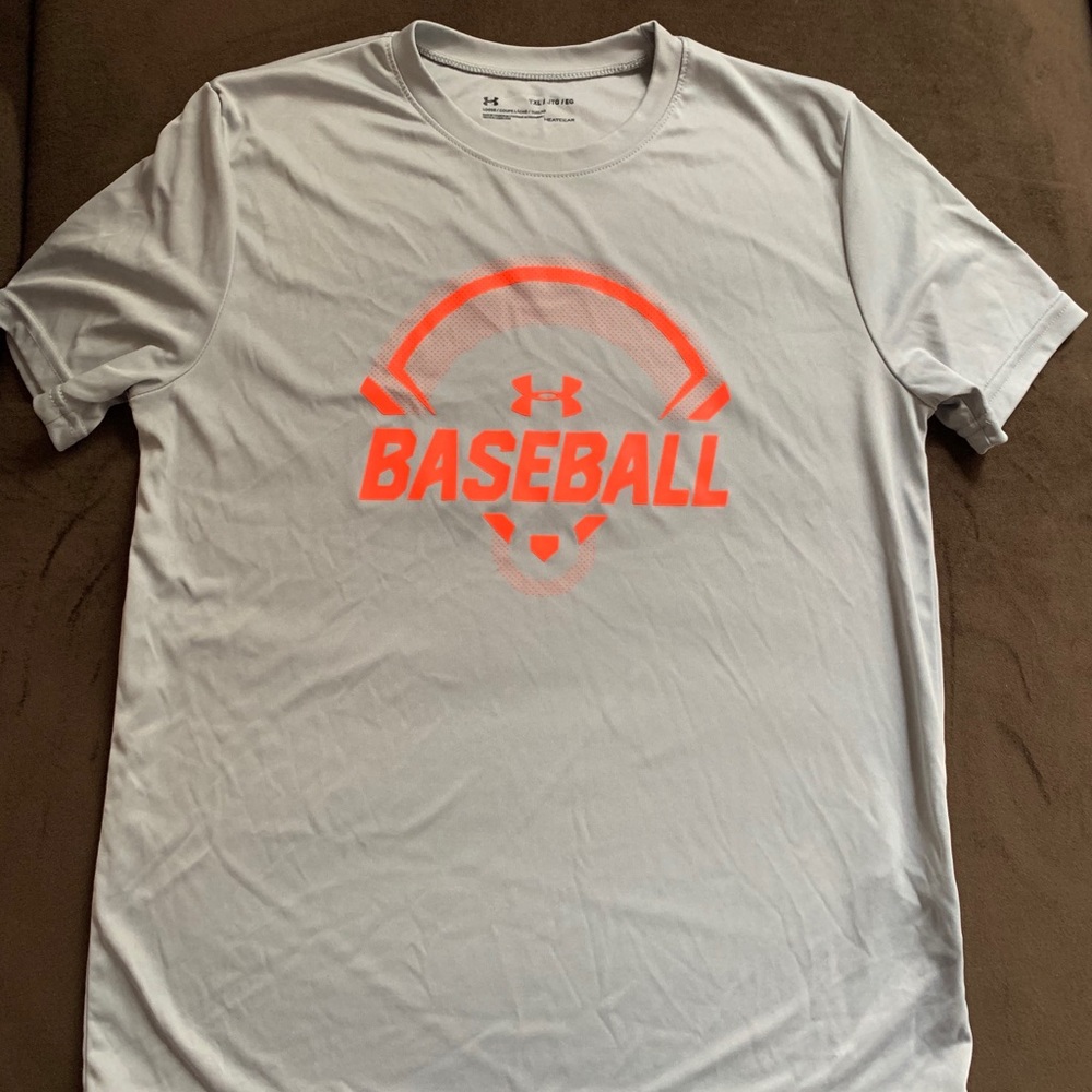 ❗️SALE❗️Under Armour Heatgear T-Shirt Gray/Orange